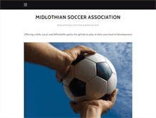 Tablet Screenshot of midlothiansoccer.org